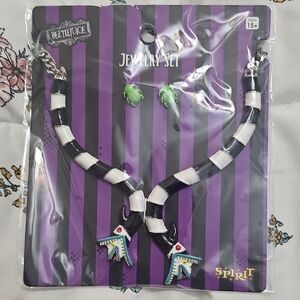 Spirit Of Halloween Beetlejuice Jewelry Set NWT